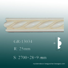 Economical Classical PU Decorative Moulding/ Home Polyurethane Baseboard Moulding